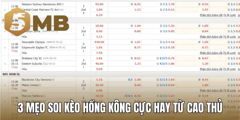 3 mẹo soi kèo Hồng Kông cực hay từ cao thủ